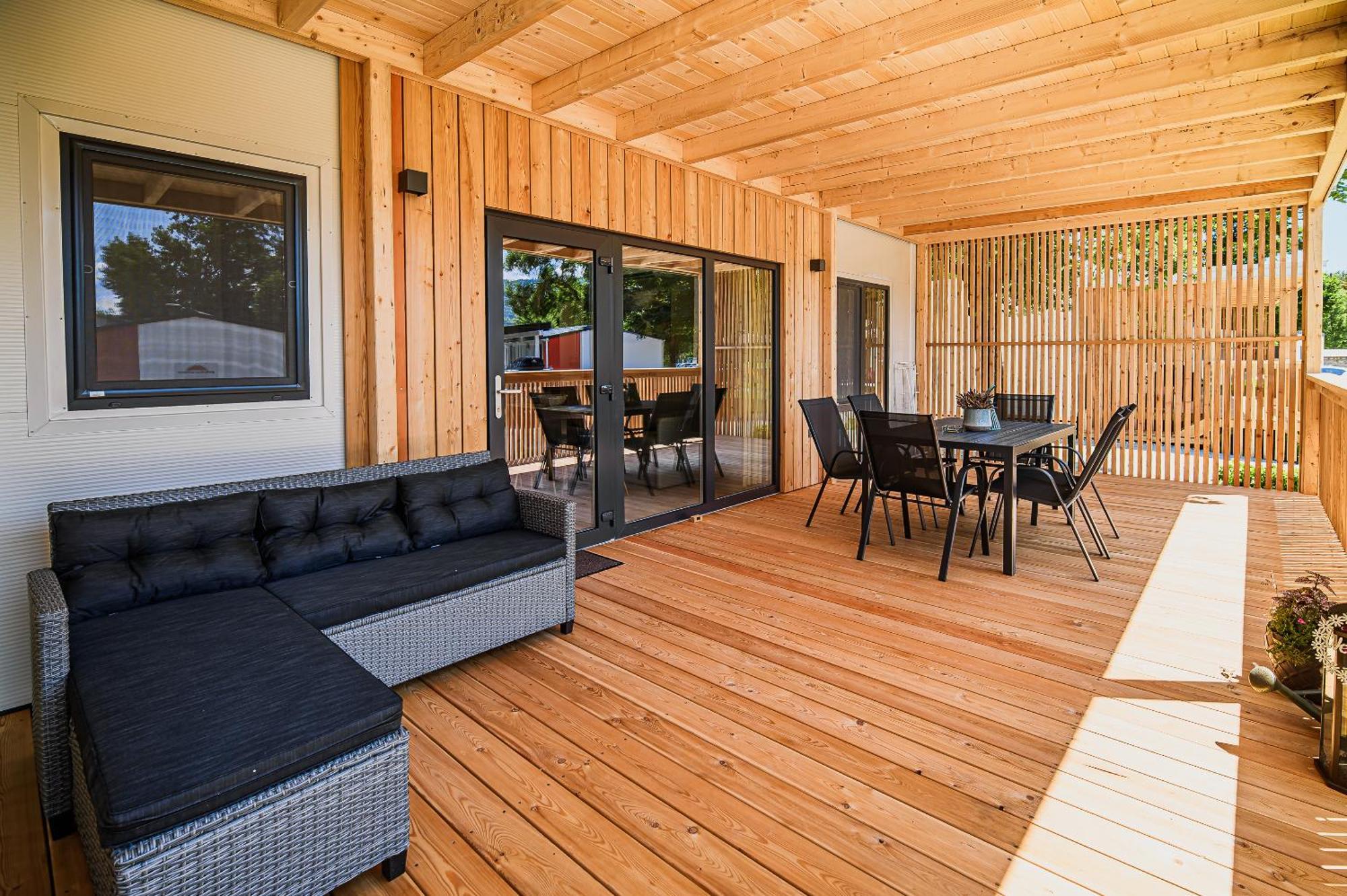 Premium Mobile Homes With Thermal Riviera Tickets Чатеж-об-Сави Экстерьер фото