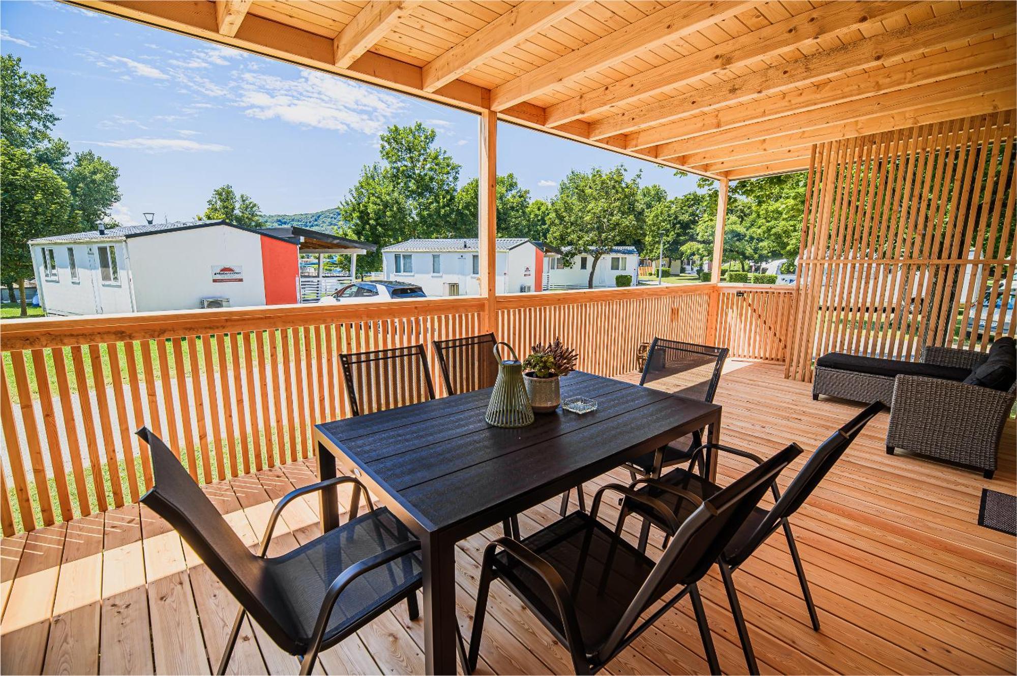 Premium Mobile Homes With Thermal Riviera Tickets Чатеж-об-Сави Экстерьер фото